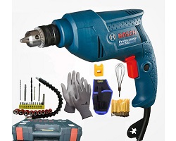 Máy khoan tường, bắt vít BOSCH 350W (Kèm Vali nhiều phụ kiện đa năng) Máy khoan tường, bắt vít BOSCH 350W (Kèm Vali nhiều phụ kiện đa năng)